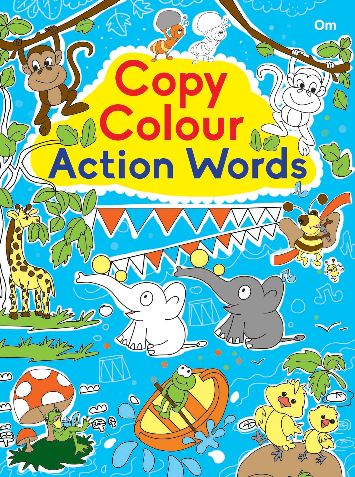 Copy Colour Action Words - Om Books | Grocsy