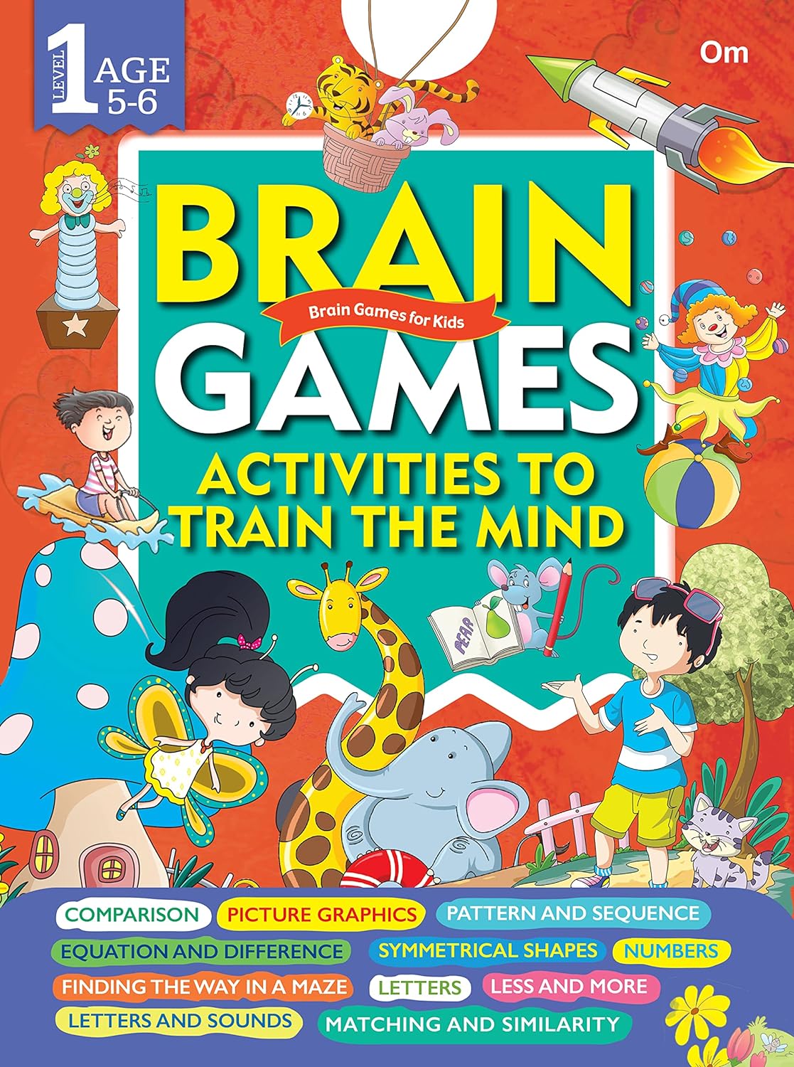 Brain Game Activity to Train The Mind level - 1 - Om Books | Grocsy