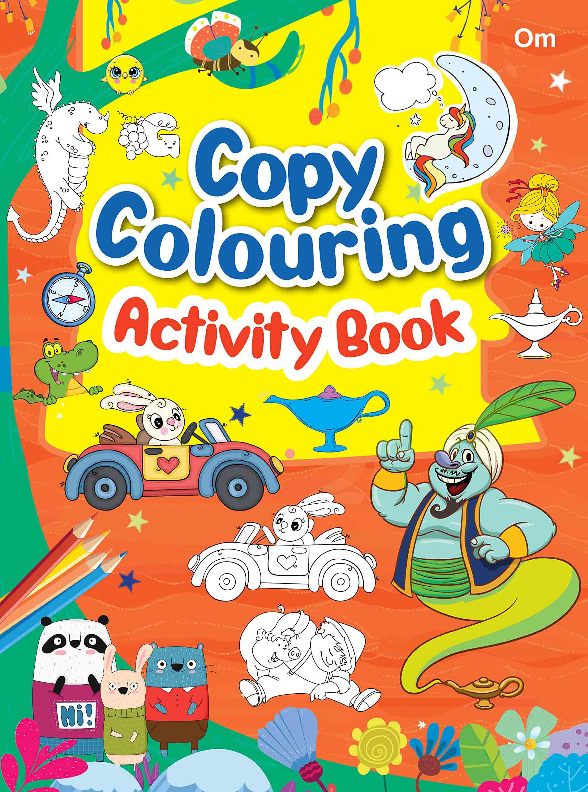 Copy colouring Activity book - Om Books | Grocsy