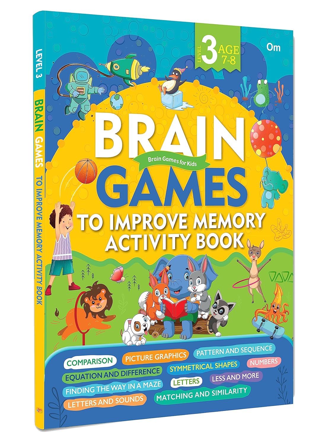 Brain Games to Improve Memory Activity Book Level 3 - Om Books | Grocsy