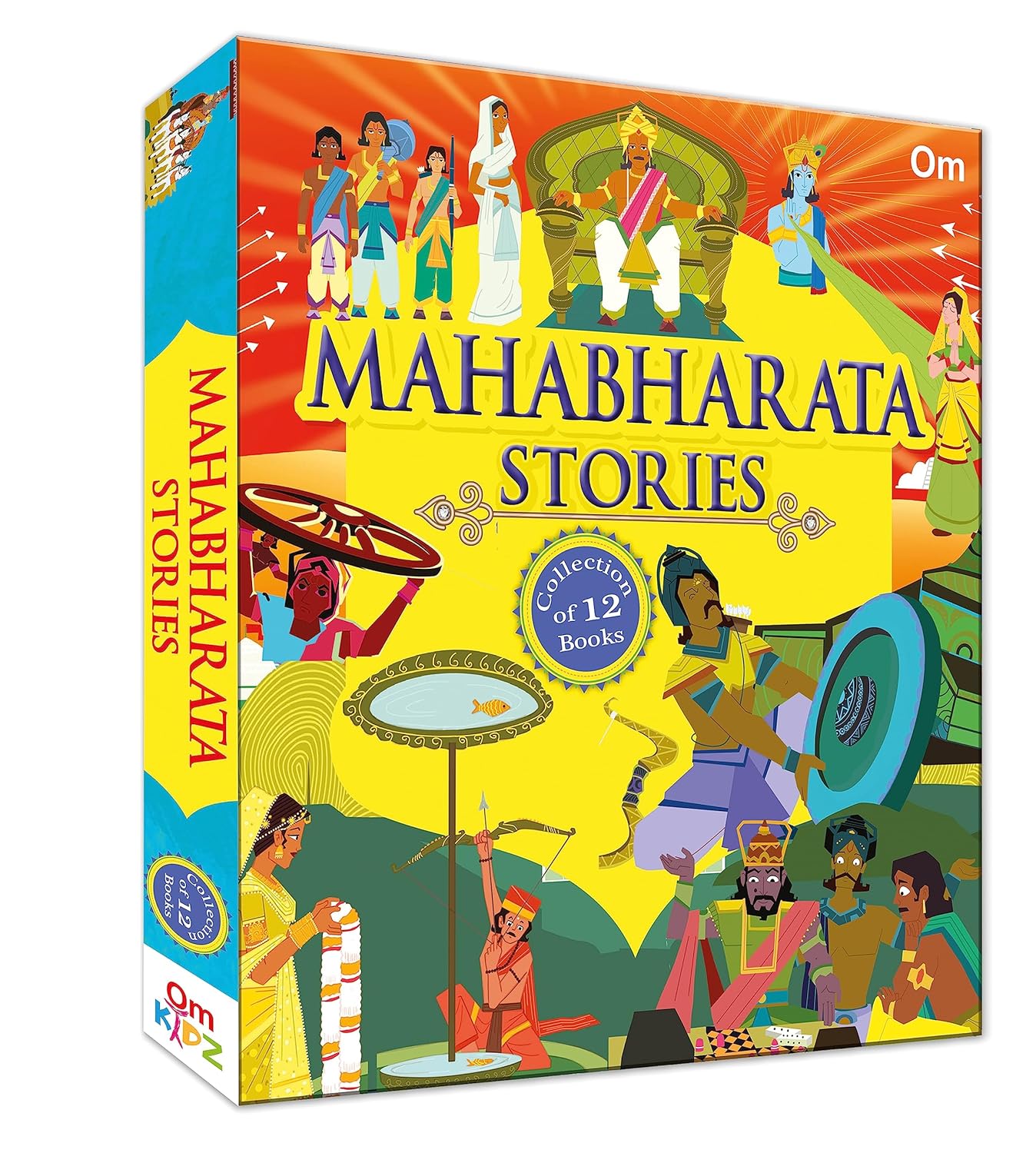 Mahabharata Stories: Collection of 12 books Box set - Om Books | Grocsy