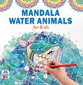 Mandala Sea Animals Art Coloring Book For Kids | 30 Ocean-Themed Mandala Designs To Enhance Art Coloring, Drawing & Focus | High Quality Premium Paper | Perfect Gift For Children & Teens-Namaskar Kids | Grocsy