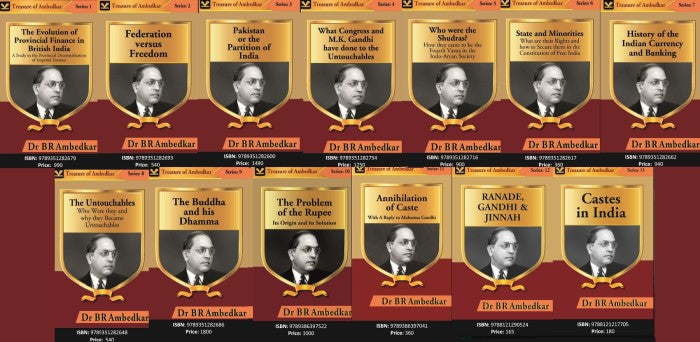 Treasure of Ambedkar 13 Vols. Set - Gyan Books | Grocsy