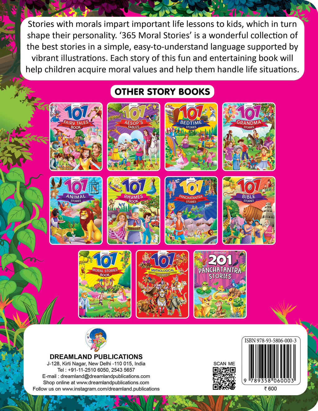 Dreamland Publications 365 Moral Stories : Children Story Book/Traditional Stories Book | Grocsy