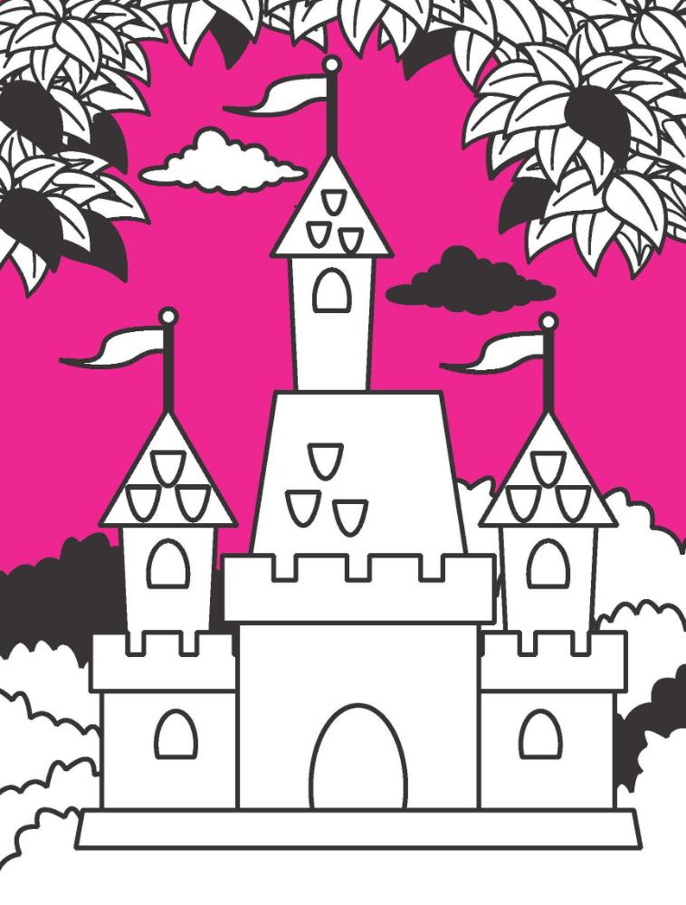 Dreamland Publications Princess Neon Colouring World Book for Kids Age 4 - 7  years with Neon Pens | Grocsy