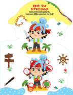 Dreamland Publications Step into the Pirates World - Activity and Colouring Fun Book for Age 4+ | Grocsy