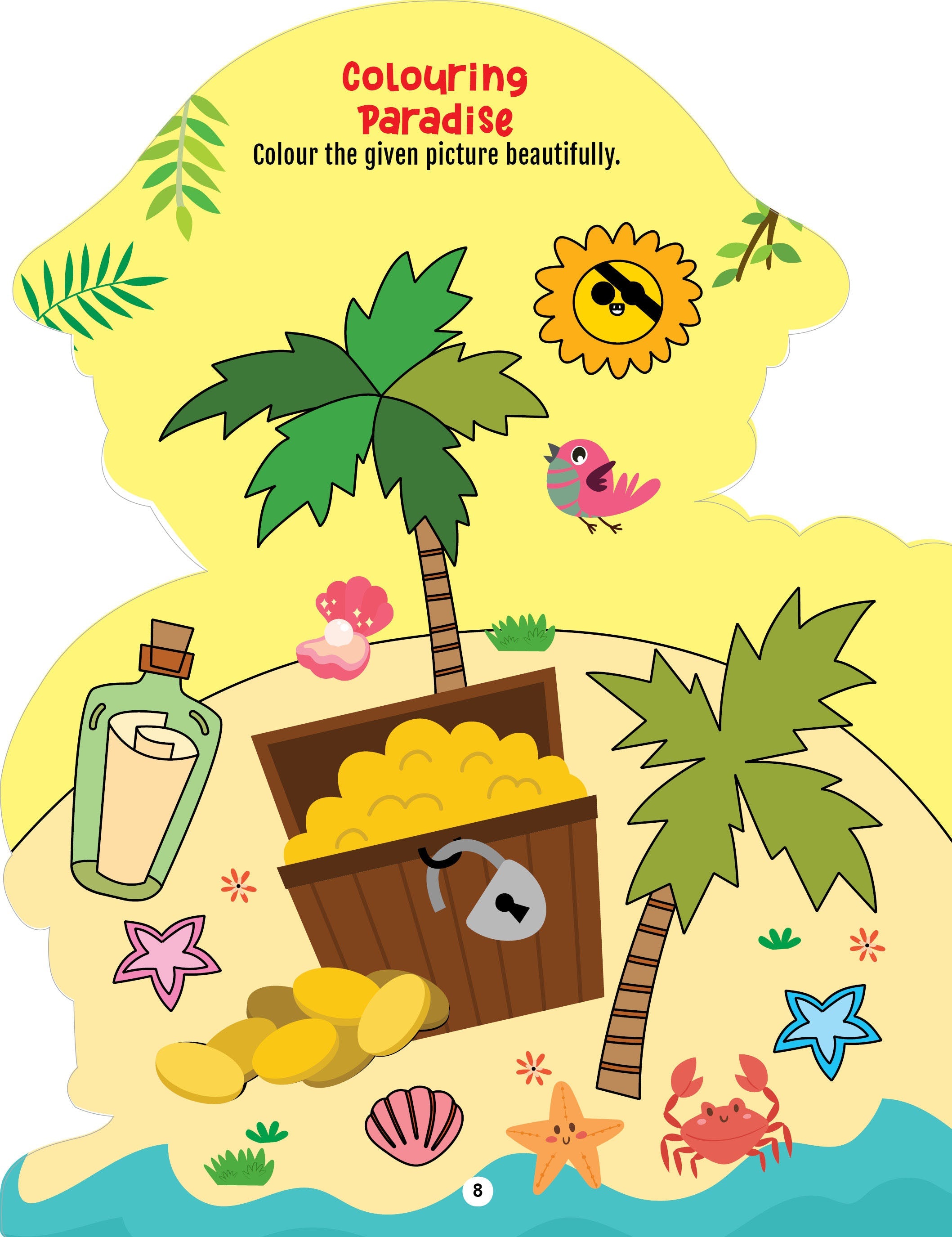 Dreamland Publications Step into the Pirates World - Activity and Colouring Fun Book for Age 4+ | Grocsy