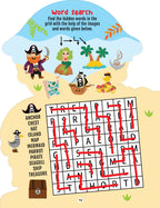 Dreamland Publications Step into the Pirates World - Activity and Colouring Fun Book for Age 4+ | Grocsy