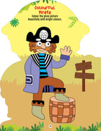 Dreamland Publications Step into the Pirates World - Activity and Colouring Fun Book for Age 4+ | Grocsy