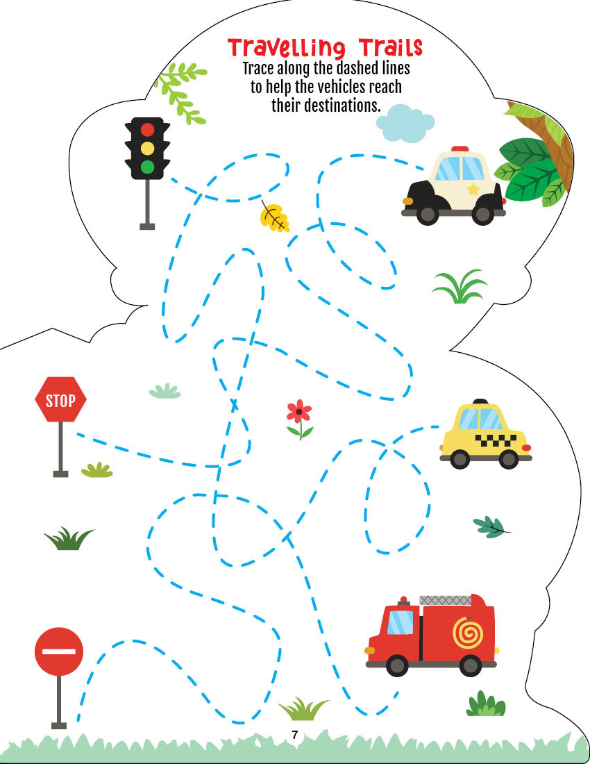 Dreamland Publications Step into the Helpers Wonderland - Activity and Colouring Fun Book for Age 4+ | Grocsy
