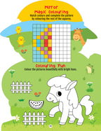 Dreamland Publications Step into the Animal Kingdom- Activity and Colouring Fun Book for Age 4+ | Grocsy