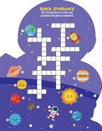 Dreamland Publications Step into the Space World - Activity and Colouring Fun Book for Age 4+ | Grocsy