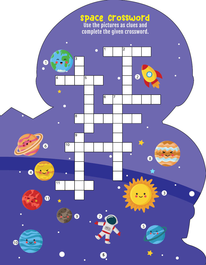 Dreamland Publications Step into the Space World - Activity and Colouring Fun Book for Age 4+ | Grocsy