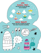 Dreamland Publications Step into the Space World - Activity and Colouring Fun Book for Age 4+ | Grocsy