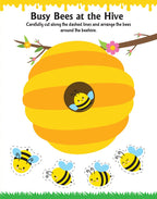Dreamland Publications Animal Friends Scissors Skills Activity Book for Kids Age 4 - 7 years | With Child- Safe Scissors, Games and Mask | Grocsy