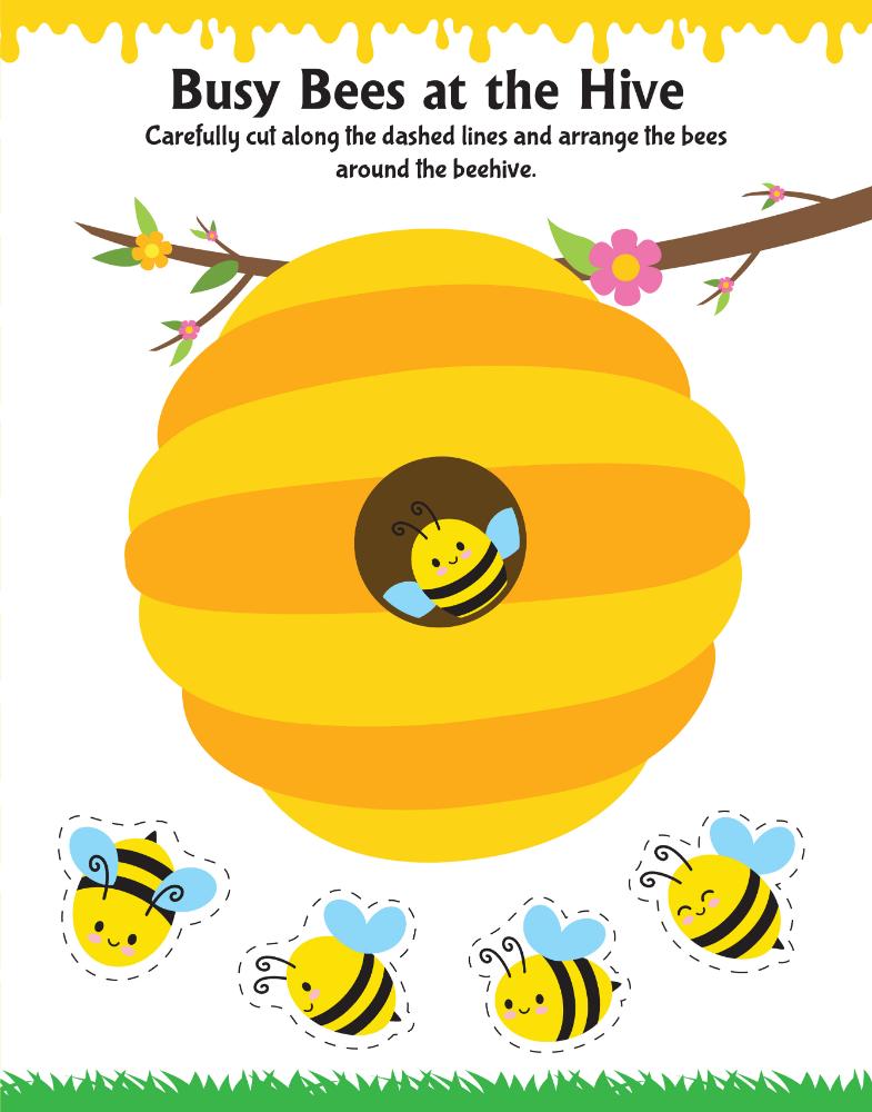 Dreamland Publications Animal Friends Scissors Skills Activity Book for Kids Age 4 - 7 years | With Child- Safe Scissors, Games and Mask | Grocsy