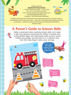 Dreamland Publications Ultimate Vehicles Scissors Skills Activity Book for Kids Age 4 - 7 years | With Child- Safe Scissors, Games and Mask | Grocsy
