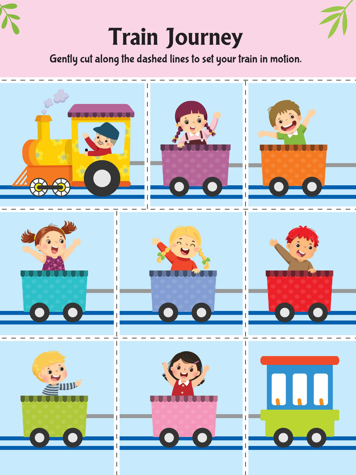 Dreamland Publications Ultimate Vehicles Scissors Skills Activity Book for Kids Age 4 - 7 years | With Child- Safe Scissors, Games and Mask | Grocsy