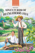 Dreamland Publications Adventure of Huckleberry Finn - Illustrated Abridged Classics for Children with Practice Questions | Grocsy