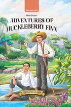 Dreamland Publications Adventure of Huckleberry Finn - Illustrated Abridged Classics for Children with Practice Questions | Grocsy