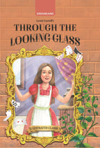 Dreamland Publications Through the Looking Glass - Illustrated Abridged Classics for Children with Practice Questions | Grocsy