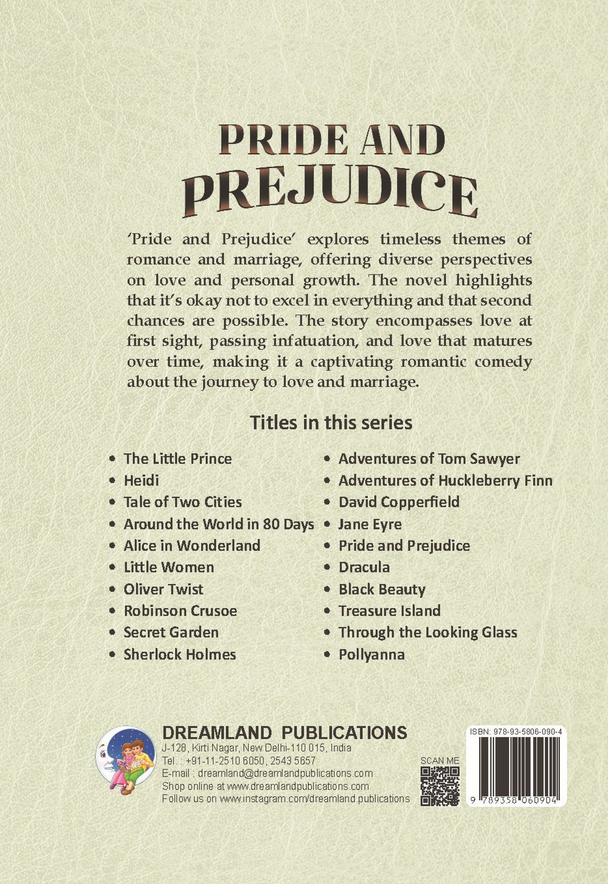 Dreamland Publications Pride and Prejudice - Illustrated Abridged Classics for Children with Practice Questions | Grocsy
