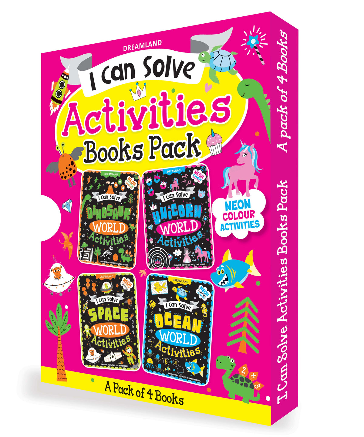 Dreamland Publications I Can Solve Activities Books Pack- A Set of 4 Books | Grocsy