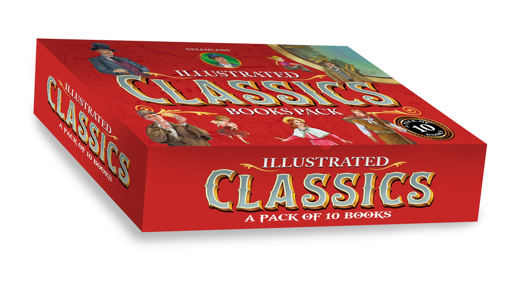Dreamland Publications Illustrated Classics - A Pack of 10 Books | Grocsy