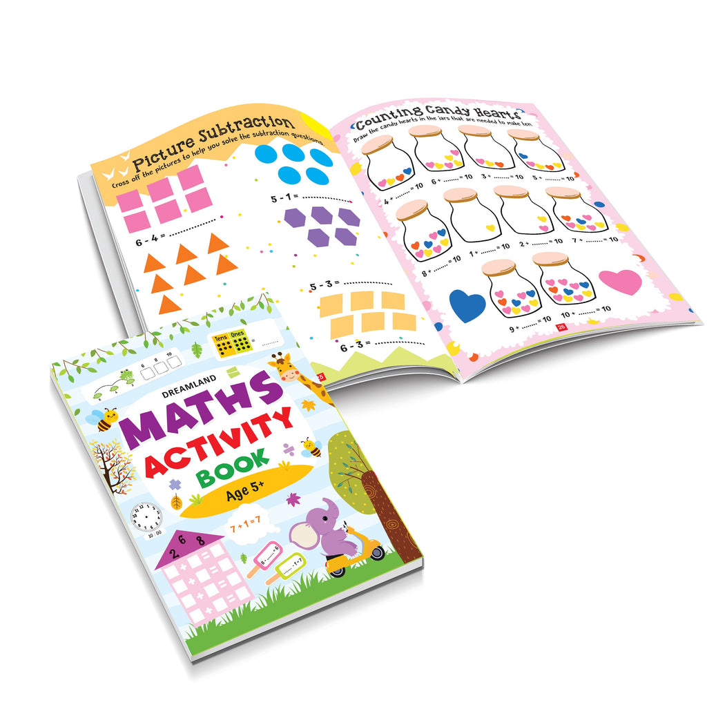 Dreamland Publications Maths Activity Books Pack- A Set of 3 Books | Grocsy