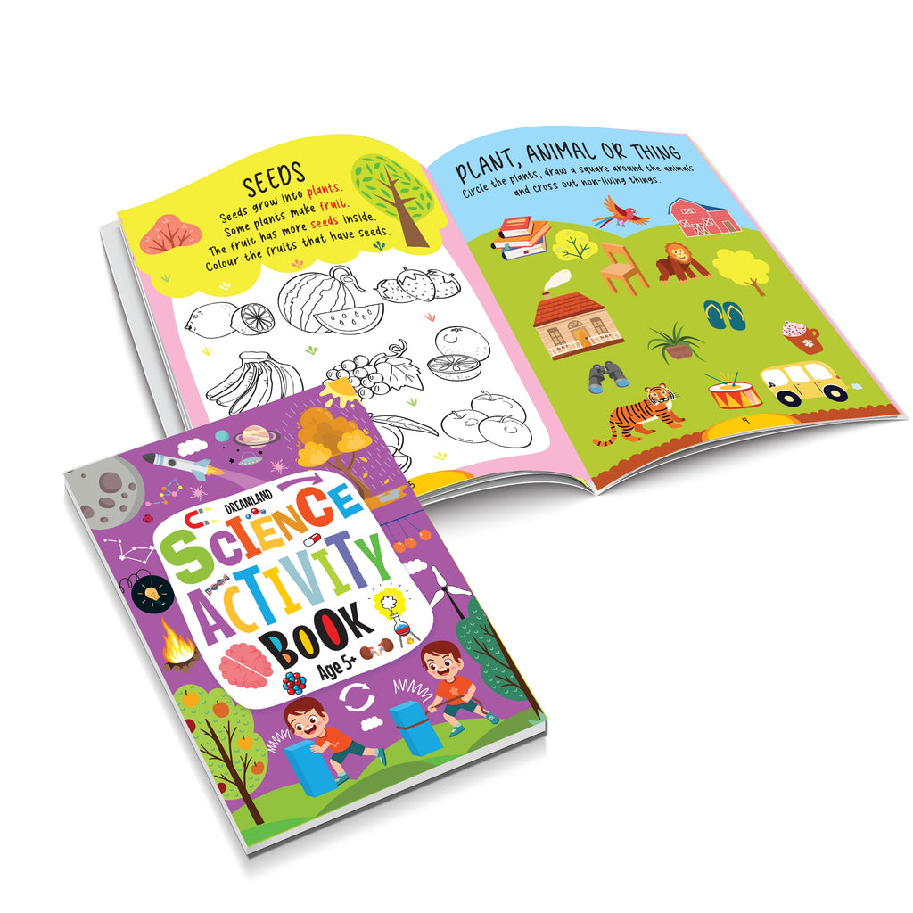 Dreamland Publications Science Activity Books Pack- A Set of 3 Books | Grocsy