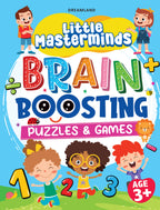 Dreamland Publications Little Masterminds: Brain Boosting Puzzles & Games Activity Book for Kids Age 3 and Up | Grocsy