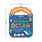 Dreamland Publications Ocean- Let's Carry-Along Activity, Colouring Book for Kids Age 3 -8 years (My Very Cute Activities Series) | Grocsy