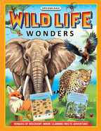 Dreamland Publications Wildlife Wonders Activity Book for Kids Age 5 -10 years | Grocsy