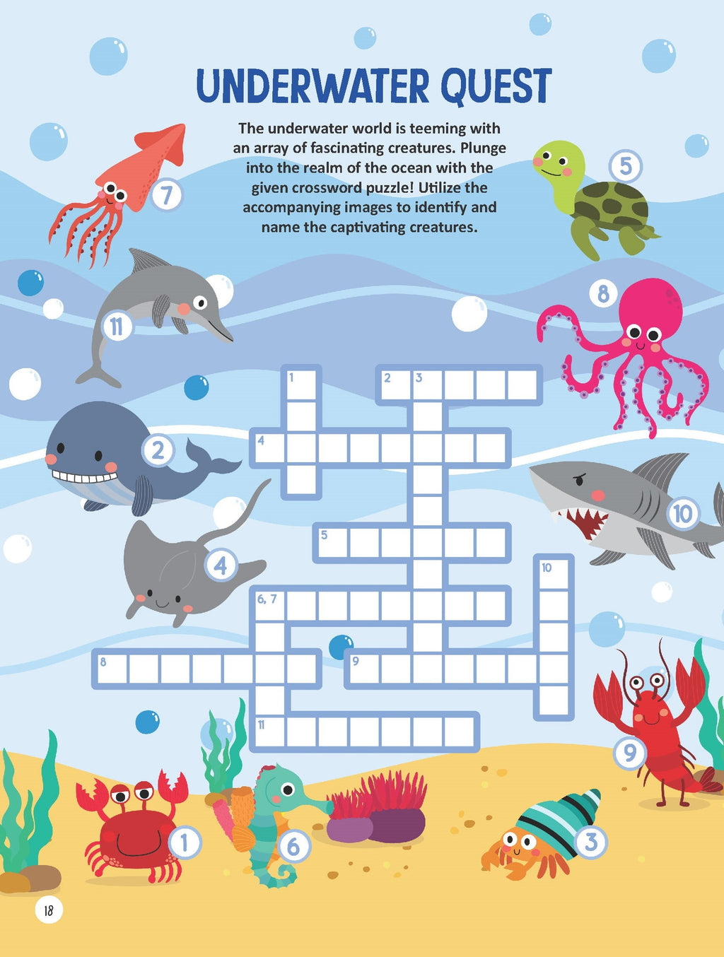 Dreamland Publications Wildlife Wonders Activity Book for Kids Age 5 -10 years | Grocsy