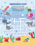 Dreamland Publications Wildlife Wonders Activity Book for Kids Age 5 -10 years | Grocsy