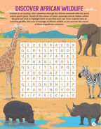 Dreamland Publications Wildlife Wonders Activity Book for Kids Age 5 -10 years | Grocsy