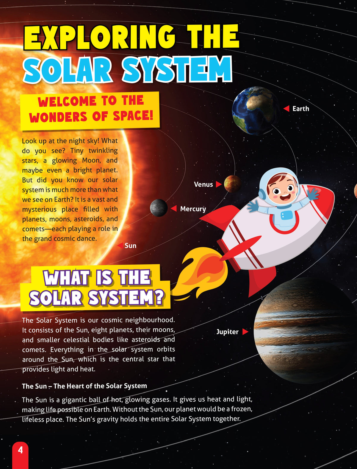 Dreamland Publications Junior Genius: Cosmic Wonders – A Fun-Filled Space Learning Book for Kids Age 7+ | Explore Planets, Stars, Rockets, and More Through Facts, Activities & Quizzes | Grocsy