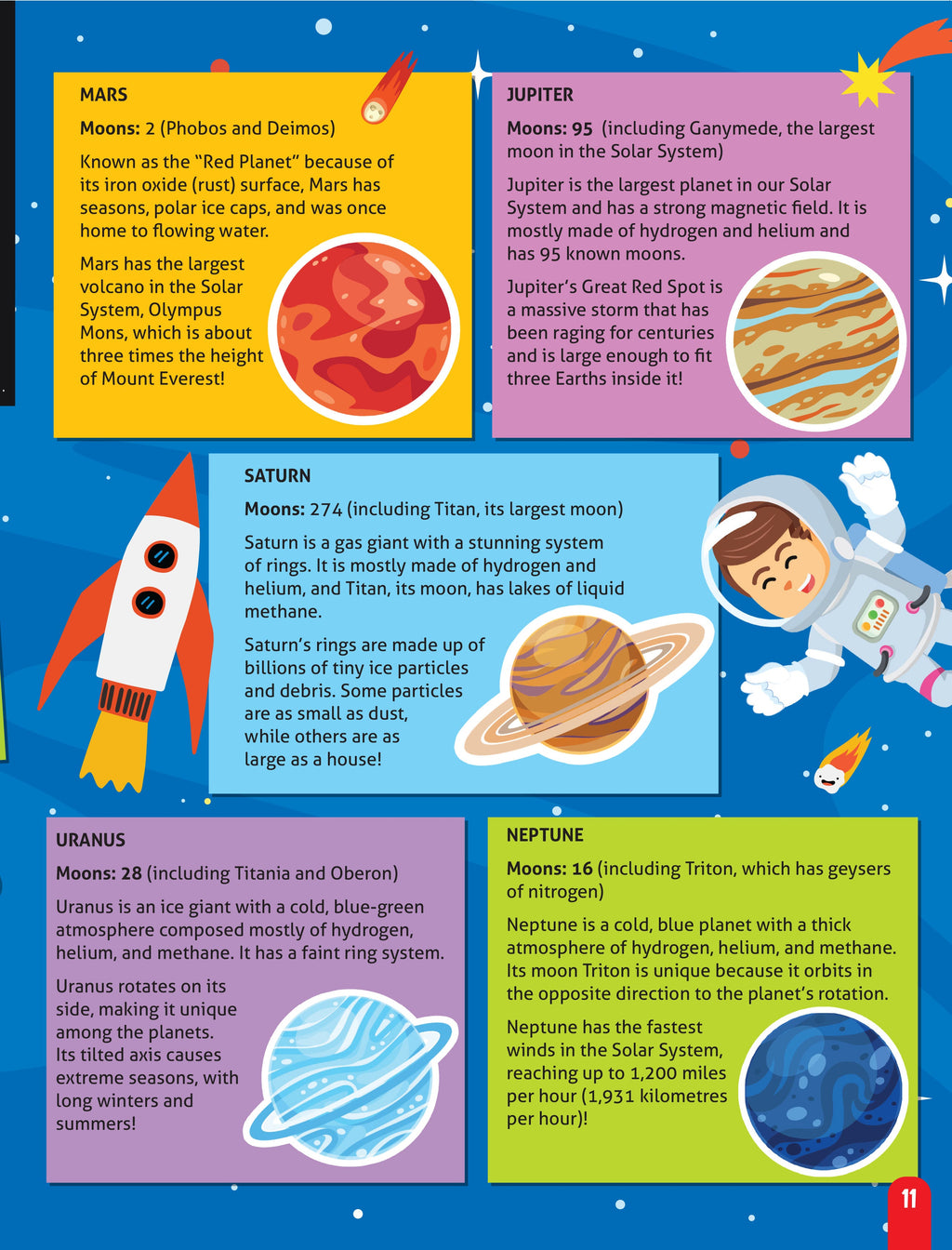 Dreamland Publications Junior Genius: Cosmic Wonders – A Fun-Filled Space Learning Book for Kids Age 7+ | Explore Planets, Stars, Rockets, and More Through Facts, Activities & Quizzes | Grocsy