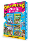 Dreamland Publications Discovering Delights Activity Book Pack for Kids Age 4 -10 years - A Set of 4 Books | Grocsy
