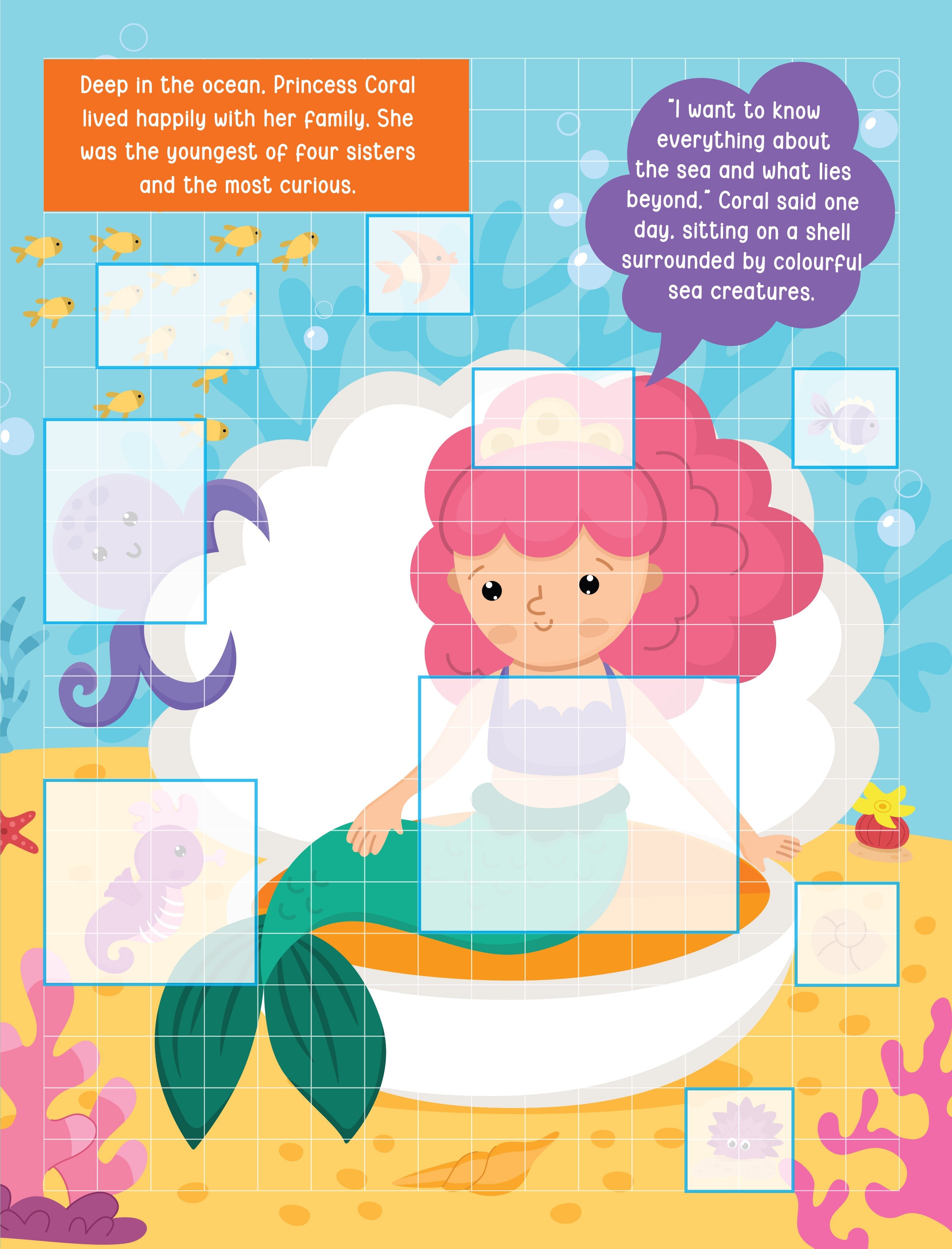 Dreamland Publications Pixel Sticker Activity Book: Curious Mermaid – Over 1,400 Stickers for Kids Age 4+ | Underwater Pixel Art, Sticker Puzzles | Grocsy