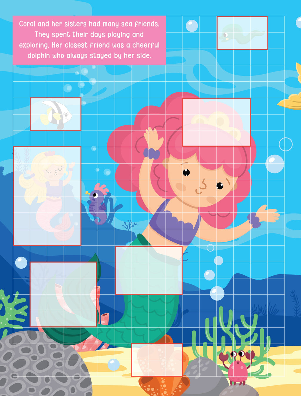 Dreamland Publications Pixel Sticker Activity Book: Curious Mermaid – Over 1,400 Stickers for Kids Age 4+ | Underwater Pixel Art, Sticker Puzzles | Grocsy