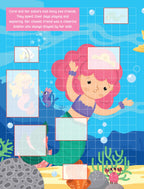 Dreamland Publications Pixel Sticker Activity Book: Curious Mermaid – Over 1,400 Stickers for Kids Age 4+ | Underwater Pixel Art, Sticker Puzzles | Grocsy