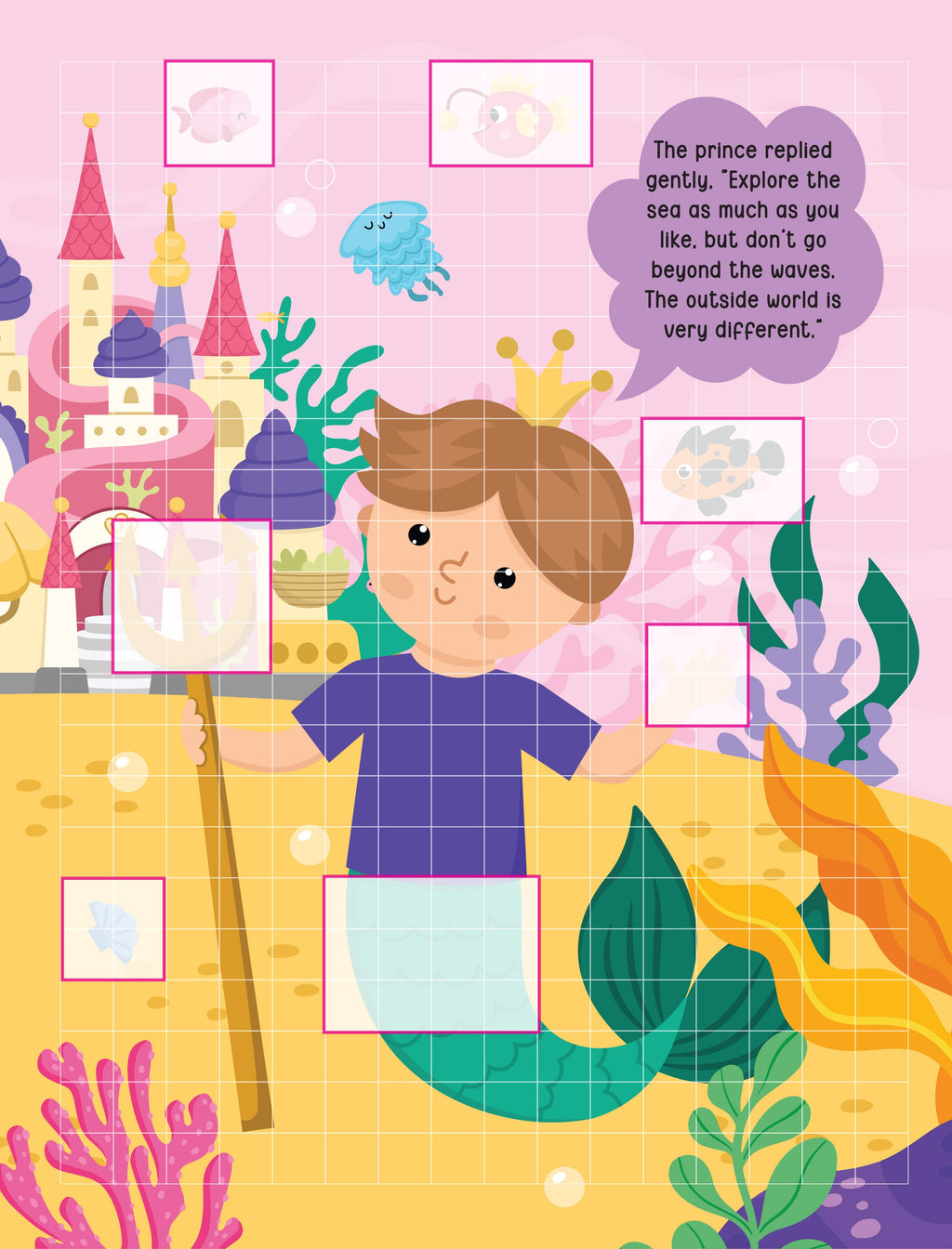 Dreamland Publications Pixel Sticker Activity Book: Curious Mermaid – Over 1,400 Stickers for Kids Age 4+ | Underwater Pixel Art, Sticker Puzzles | Grocsy
