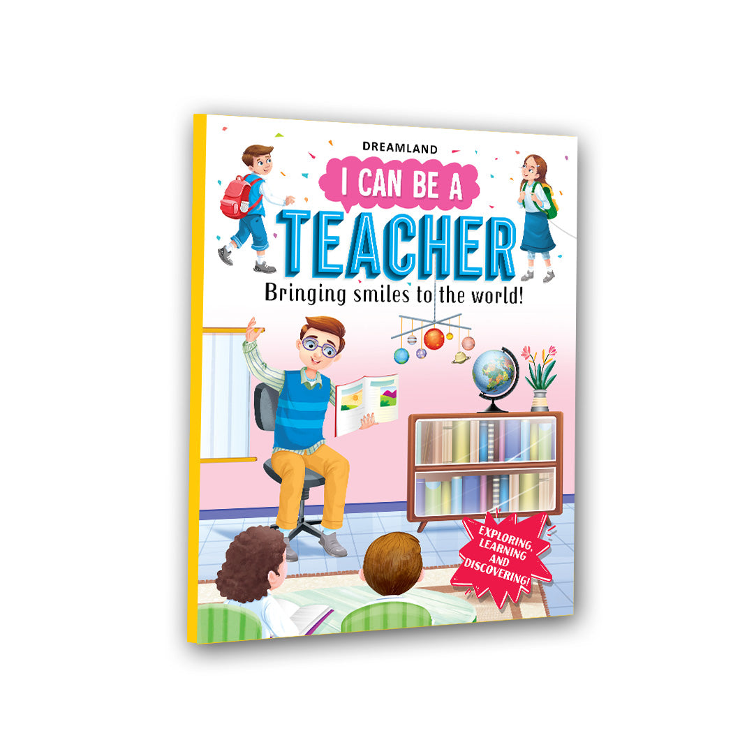 Dreamland Publications I Can Be a Teacher: Explore the World of Teacher Through Storytelling and Illustrations for Kids Ages 4–8 | Grocsy