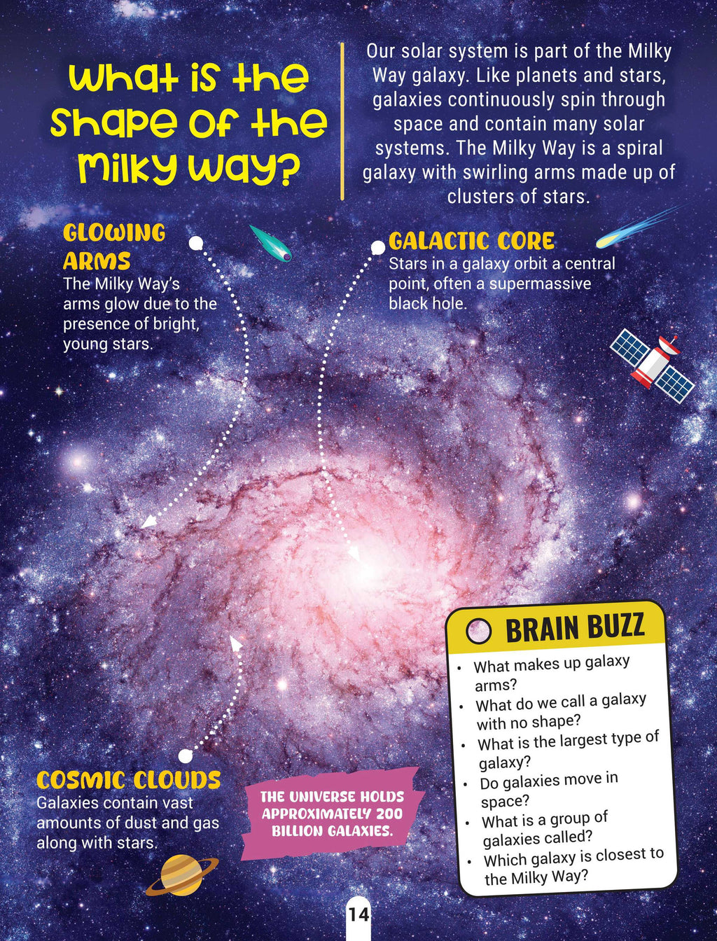 Dreamland Publications Factopedia Space Secrets: Fun and Mind-Blowing Facts About Space for Kids Ages 6–10 | Grocsy