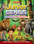 Dreamland Publications Junior Genius: Amazing Animals – A Fun-Filled Learning Book for Kids Age 7+ | Discover Incredible Creatures with Facts, Activities, and Puzzles | Grocsy
