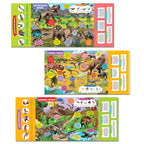Dreamland Publications Dinosaur World Discovering Delights Flap Book for Kids Age 4 - 10 years | Grocsy