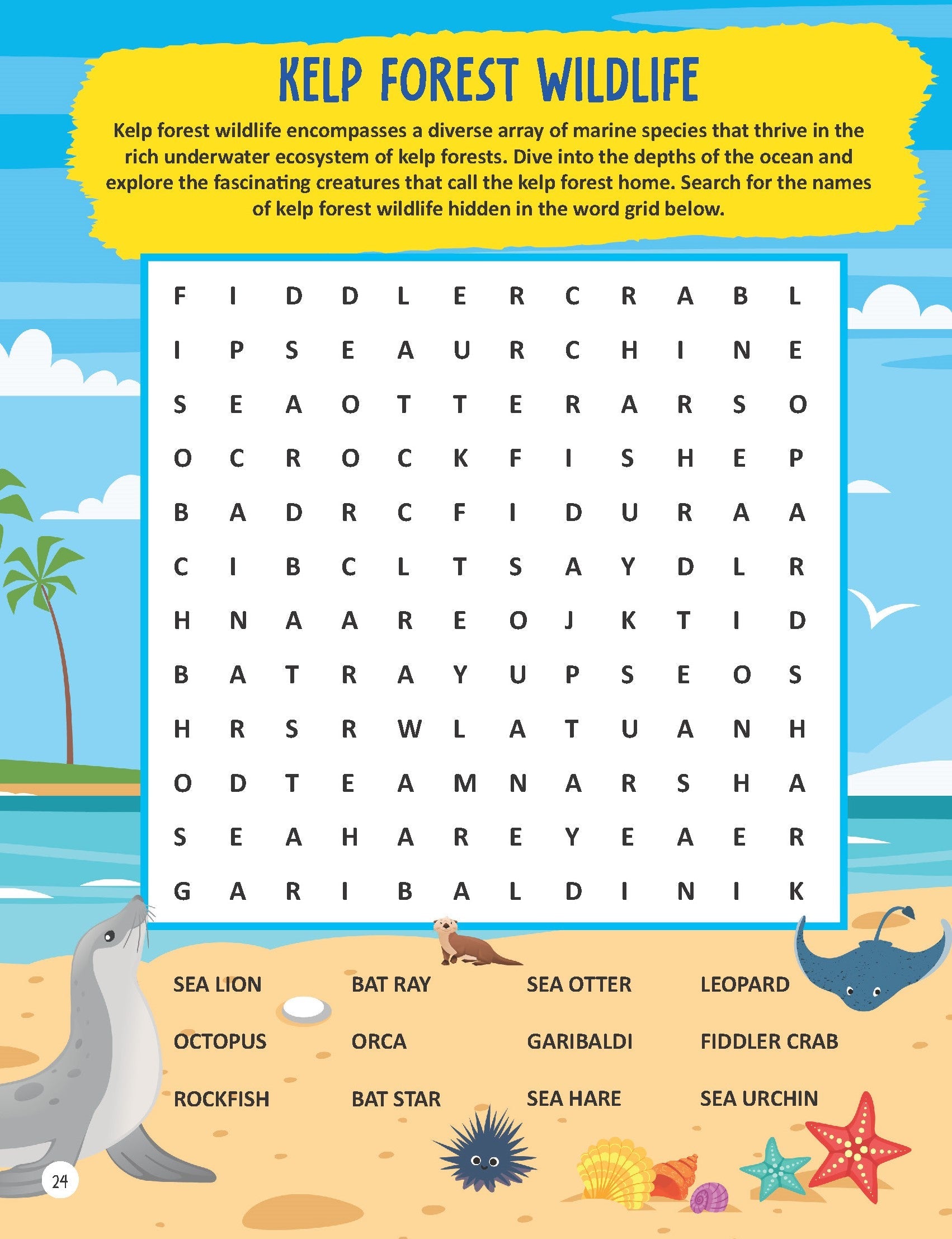 Dreamland Publications Underwater Expedition Activity Book for Kids Age 5 -10 years | Grocsy