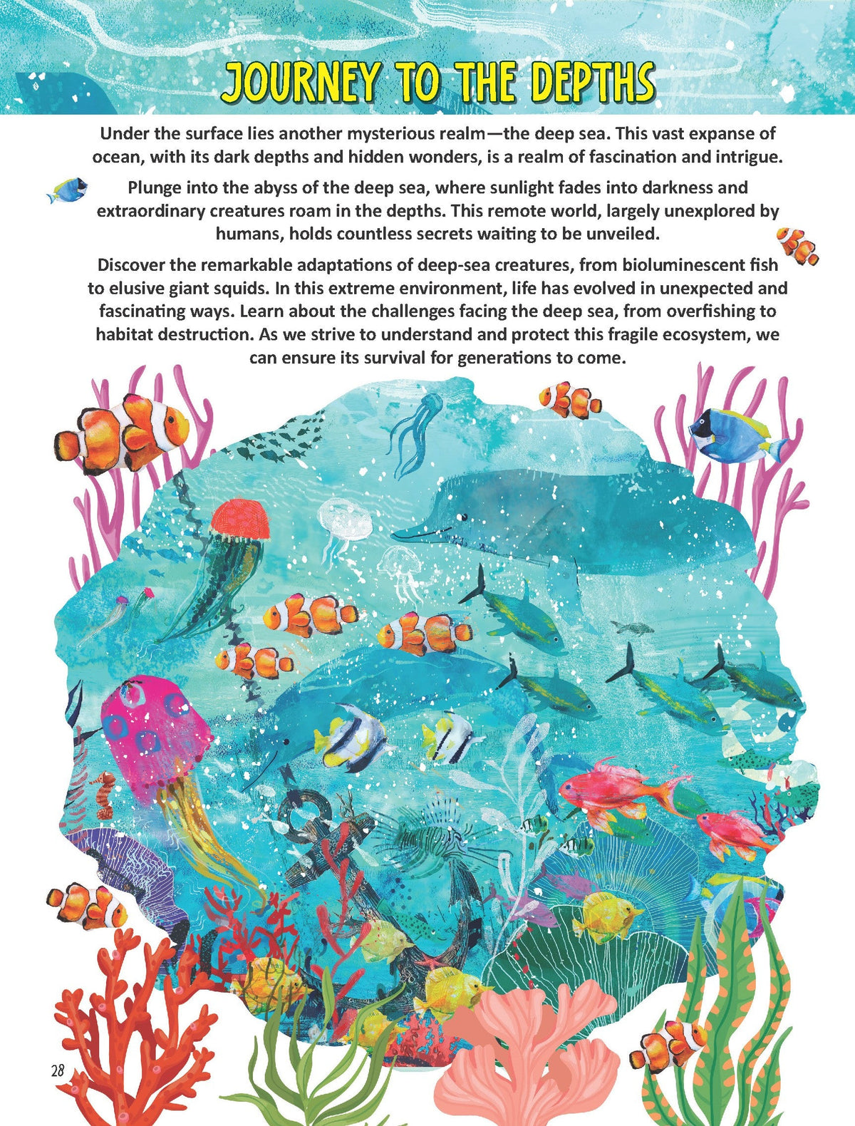 Dreamland Publications Underwater Expedition Activity Book for Kids Age 5 -10 years | Grocsy