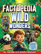 Dreamland Publications Factopedia Wild Wonders: A Fun Fact Book About Wildlife, Nature & Creatures for Kids Age 6+ | Grocsy